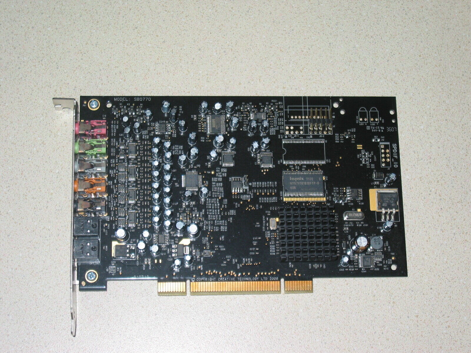 Genuine Creative Sound Blaster X-Fi Xtreme SB0770 PCI 7.1 Ch. Gamer Sound Card