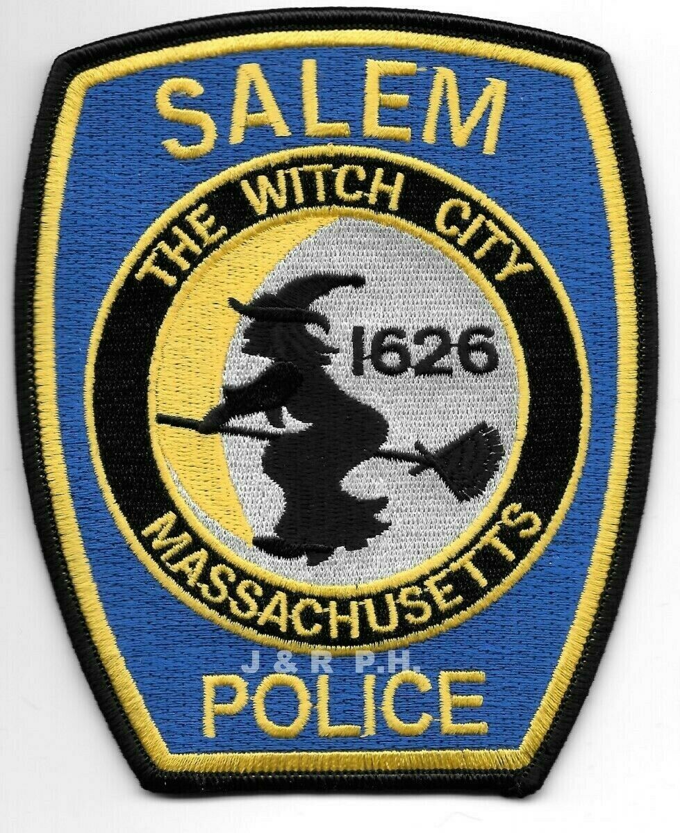 Salem, Massachusetts "witch City" (4" X 5" Size) Shoulder Police Patch (fire)
