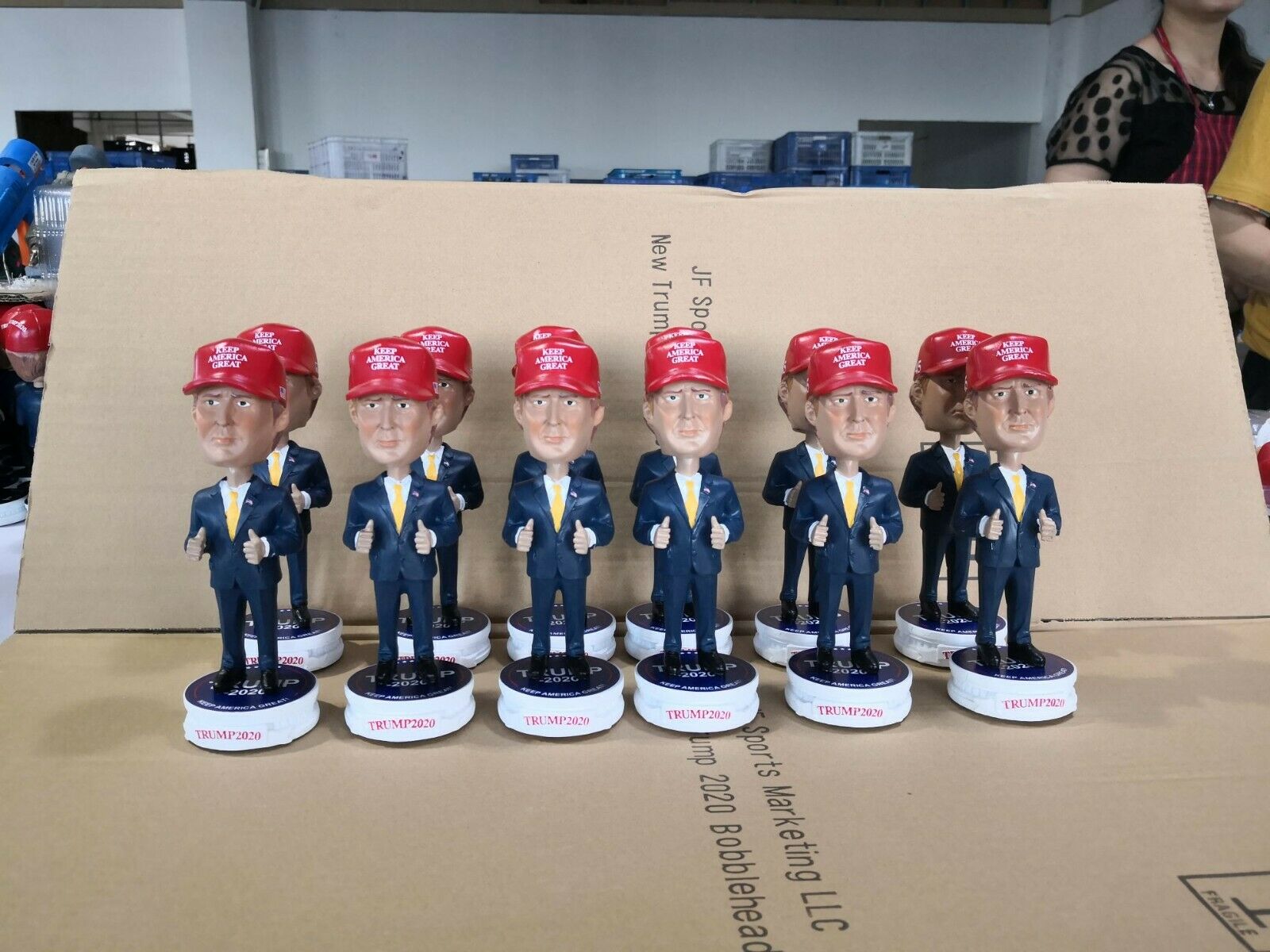 Donald Trump 2020 Keep America Great Bobblehead Bobble Head New In Box Maga
